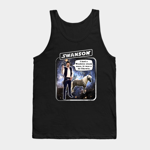 Han Swanson Tank Top by Hoogie Tees